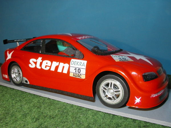 Slotcar 1/24 Opel Astra V8 Coupe Lexan Lexankarosserie DTM Stern