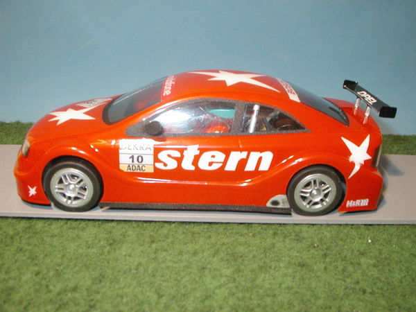 Slotcar 1/24 Opel Astra V8 Coupe Lexan Lexankarosserie DTM Stern
