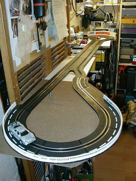 Slotcar Testbahn